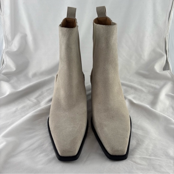 Rag & Bone Joni Suede Leather Chelsea Boots Light Sand Women's 10 Euro 40 - Picture 2 of 15